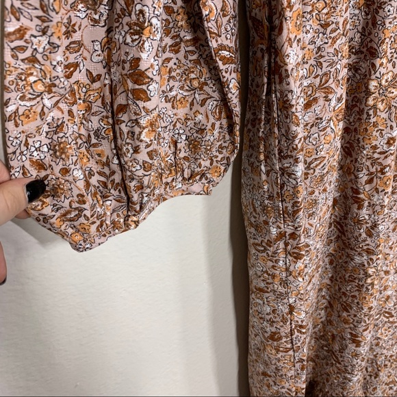 UNIVERSAL THREADS Microfloral Tiered Cottage Core Midi Maxi Dress Large - Picture 11 of 12